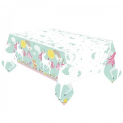 Nappe plastifiee Licorn Magique 137 x 243 cm