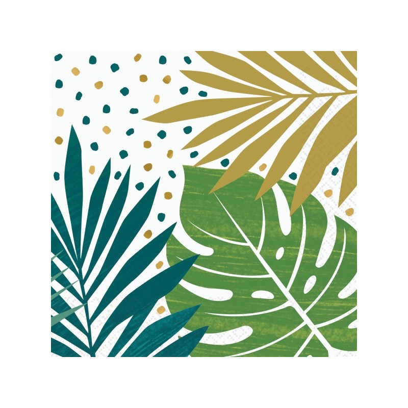 16 serviettes Key west 33 x 33 cm