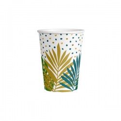 8 Gobelets en papier 250 ml Key west