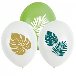 6 Ballons Latex Key west 28 cm