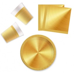 Kit de fête doré 36 pcs