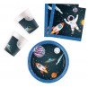 Kit de fête Fusée spatiale  36 pcs