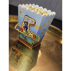 Mini pot de pop corn Personnalisé