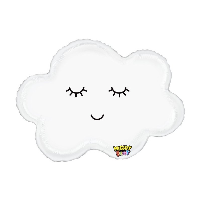 Ballon Alu 30" (76cm) nuage en sommeil
