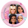 8 Assiettes Rondes Barbie