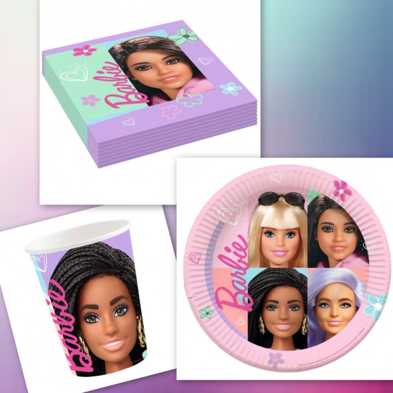 KIT de fête BARBIE 32 pcs