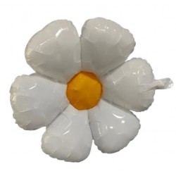 Ballon margarite blanc