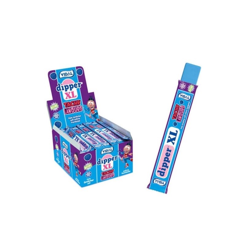 DIPPER XL BLUE TACHE LANGUES (FRAMBOISE)