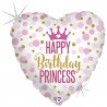 Ballon Alu 18" Birthday Princesse
