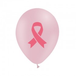 8 Ballons latex 11"  NOEUD ROSE