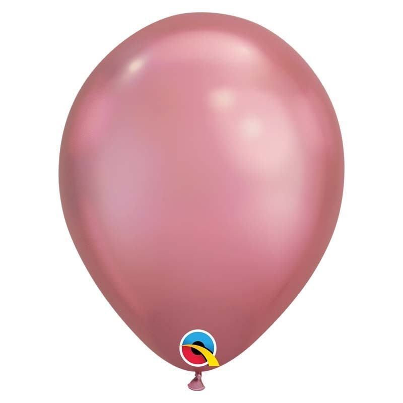 Ballons 7" Chrome Mauve