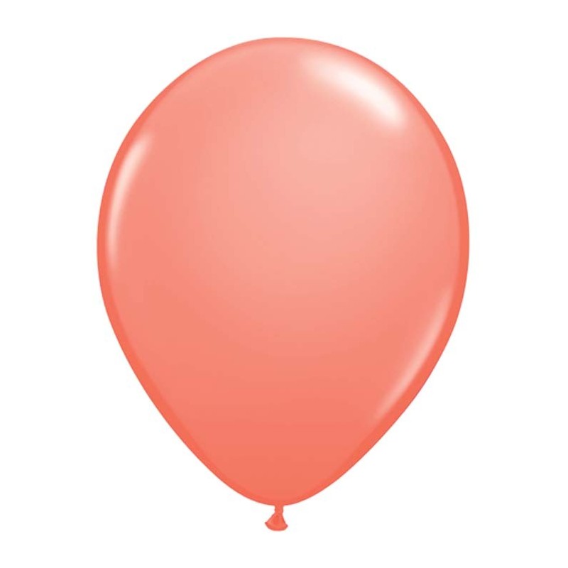 Ballons latex 11″ (28cm) Corail