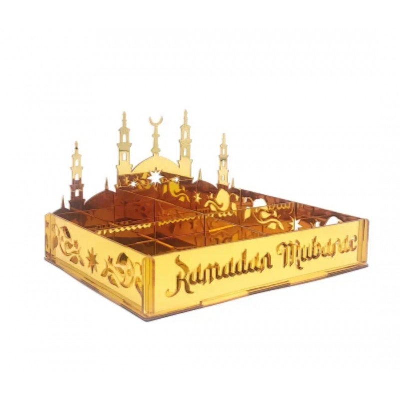 Contenant friandises Ramadan 20cm x 20cm