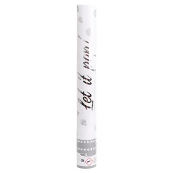 Canon confettis Pétale blanc 40cm