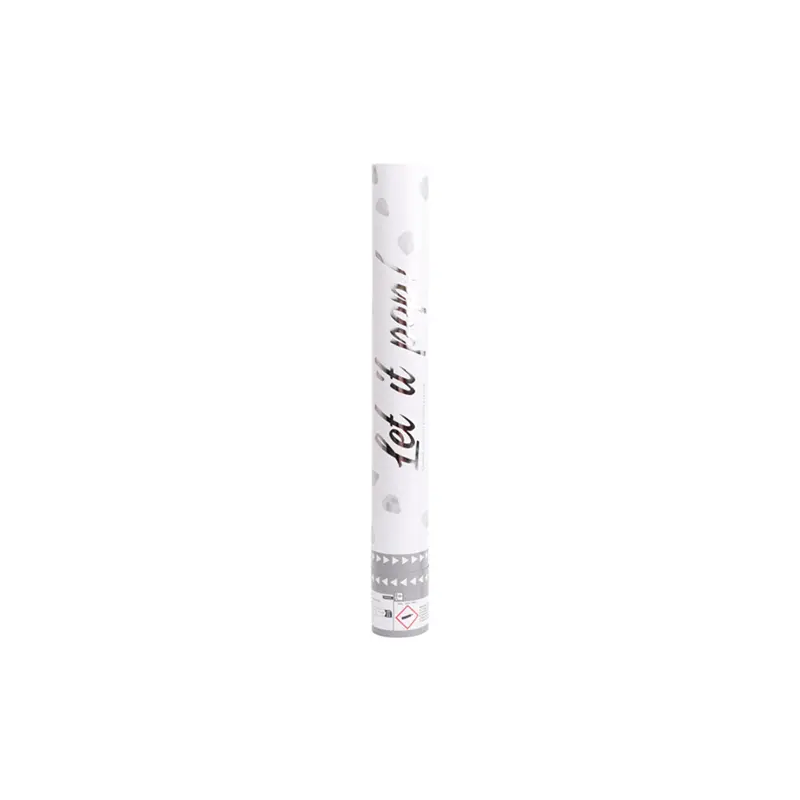 Canon confettis Pétale blanc 40cm