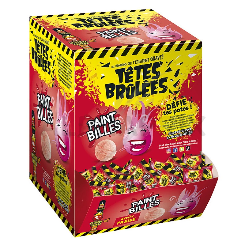 Tête brûlée Fraise - Boîte de 300PCS