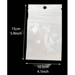 Sachet auto-scellant plastique  15 cm × 10 cm
