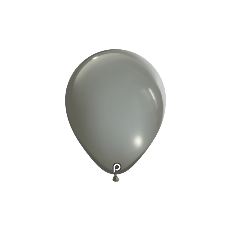 Ballons Latex 11" (28cm) Gris - Prima