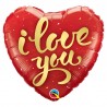 Ballon Alu love or 45cm