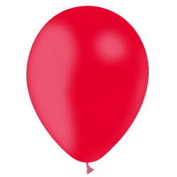 24 ballons latex 11" (28cm) standard rouge