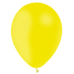 24 ballons latex 11" (28cm) standard jaune citron 🍋