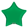Ballon Alu Étoile vert 18"_ 45 cm