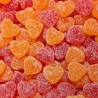 BONBON MINI CŒUR ORANGE ET ROUGE