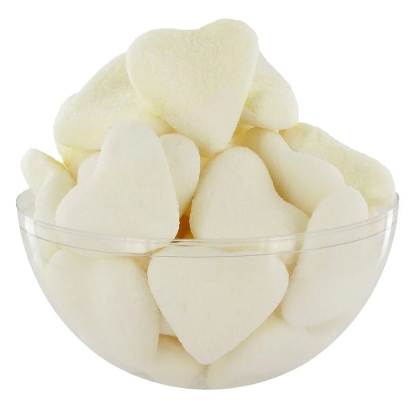 Bonbons Cœur blanc sucré