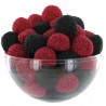 Bonbons Mûre perlées rouge noires