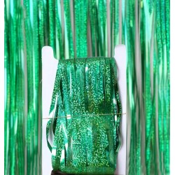 Rideau à frange scintillant 1m
 Couleur-Vert