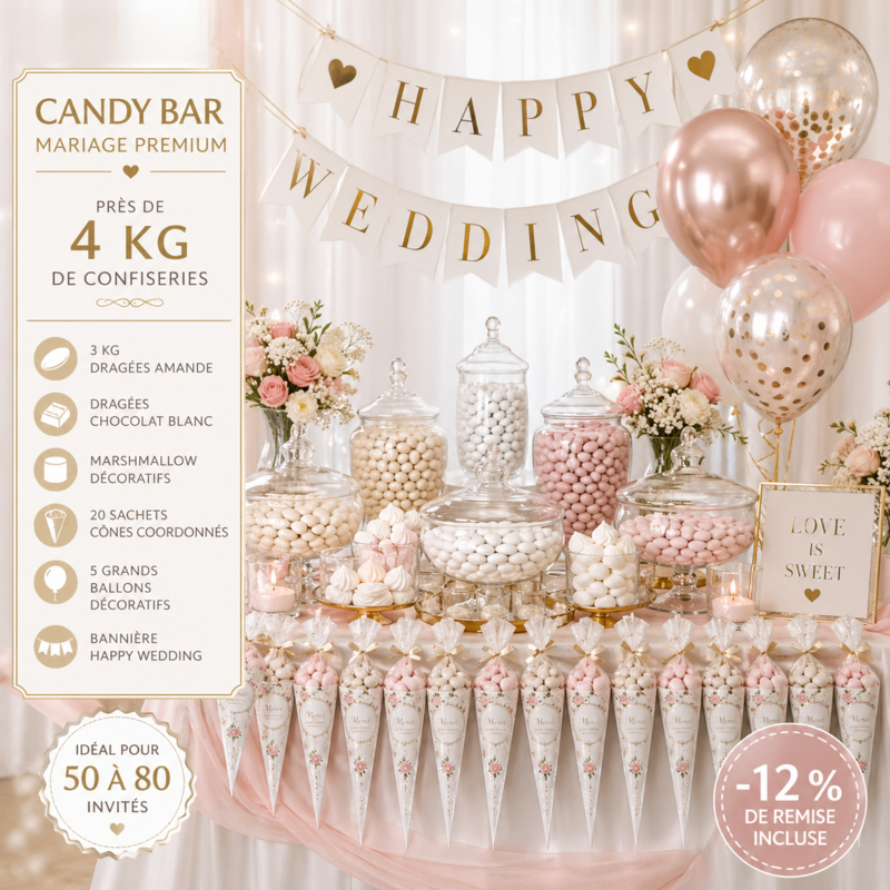 Pack Candy Bar Mariage