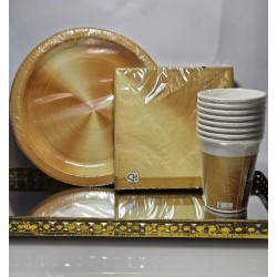 Kit de fête doré 36 pcs