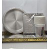 Kit de fête en argent 36 pcs