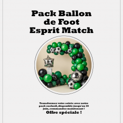 Pack Ballon de Foot - Esprit Match (Maison)