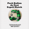 Pack Ballon de Foot - Esprit Match (Maison)