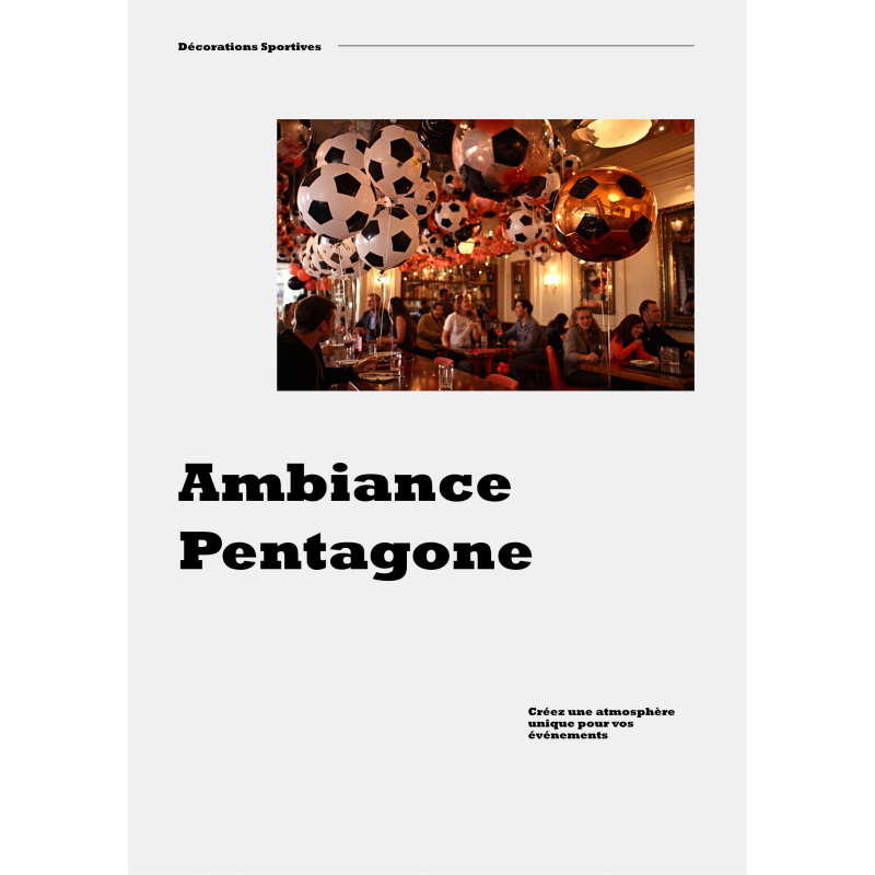 Pack Bar & Resto - Ambiance Pentagone (Pro)