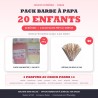 Pack Barbe à Papa 20 enfants