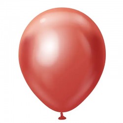 Pack de 5 ballons · Miroir Rouge · 12″ (30 cm)