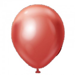 Ballon à l'unité · Miroir Rouge · 18″ (45 cm)
