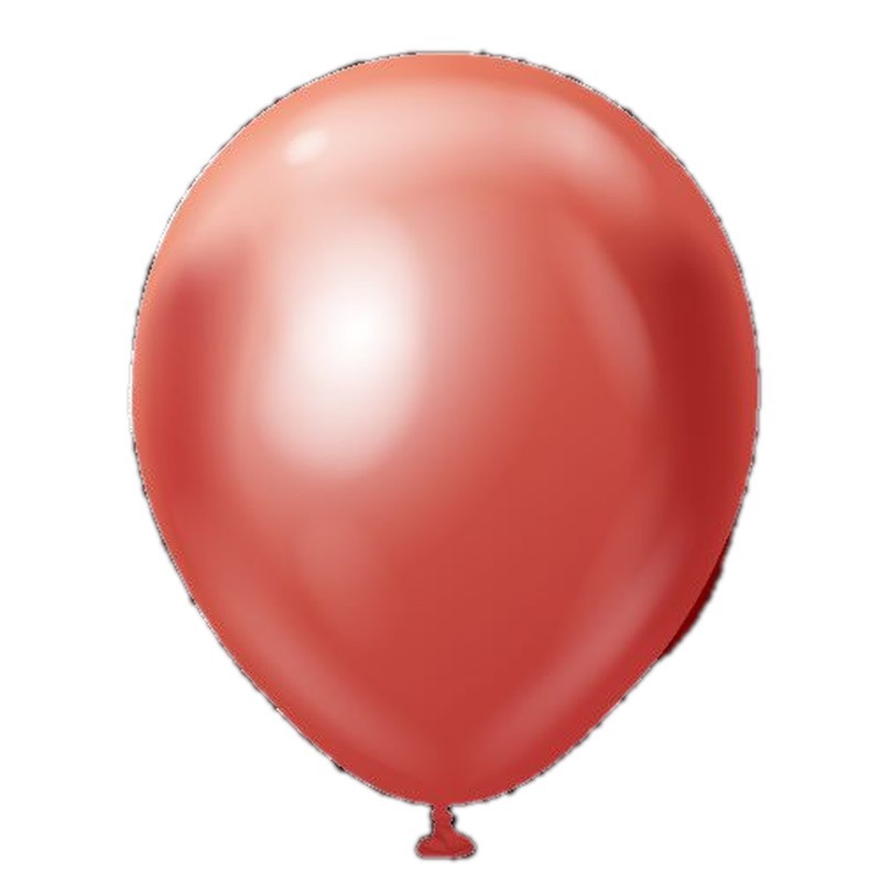 Ballon à l'unité · Miroir Rouge · 18″ (45 cm)