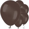 Pack de 100 ballons · Standard Chocolat · 12″ (30 cm)