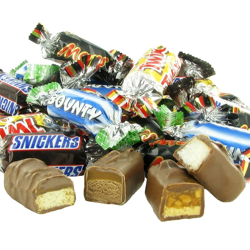 Miniature chocolat · Mars, Twix, Snickers ou Bounty