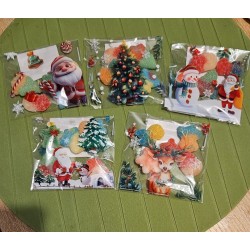 Sachet de Noël autocollant · 5 modèles
