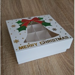 Boîte cadeau de Noël à compartiments