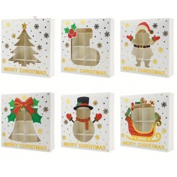 Boîte cadeau de Noël à compartiments
