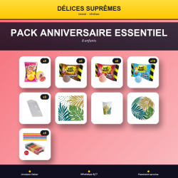 Pack Anniversaire Essentiel · 8 enfants · Key West